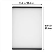 OXO Good Grips Carving Board, Plastic Double Sided, White