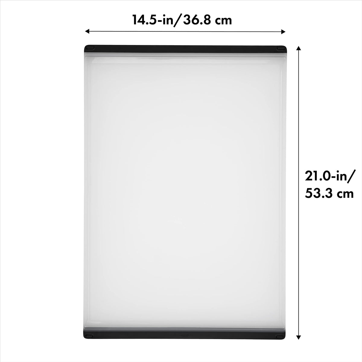 OXO Good Grips Carving Board, Plastic Double Sided, White