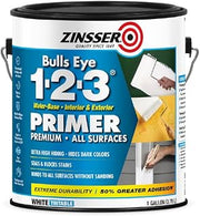 Zinsser 8-Pack of 1 gal 02001 White Bulls Eye 1-2-3 Water-Based Stain Blocking Primer/Sealer