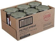Savor Imports Fig Fruit Spread, 8.46 Ounce, 6 per Case, Made in France, 65% Fruit Content, Perfect for Cheese Boards, Sandwiches, Toast