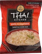 Thai Kitchen Instant Rice Noodle Soup (Garlic and Vegetable) (Pack of 3)