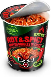 bibigo Ramyun Ramen Noodles, Hot & Spicy, 3.45 Ounce (Pack of 1)