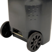 Mobile Heavy Duty Trash Container by OTTO – 26.38 x 25.25 x 42.13 inches, 65.0 gallons, Polyethylene, Gray, Model 237279GY