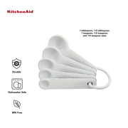 KitchenAid White / Spoons / Set Of 5 Spoons