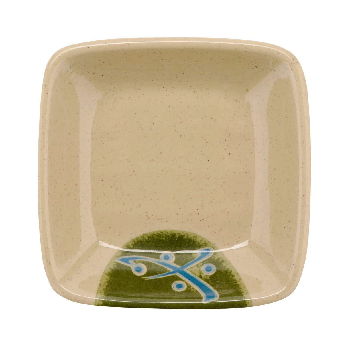 4 oz Beige Square Melamine Ramekin Dipping Sauce Cup (Set of 12) by GET – 4 Ounce, Brown, Pack of 12, Model 035-TD