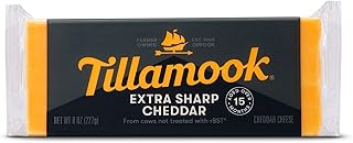 Tillamook Extra Sharp Cheddar Cheese Block, 8 Ounce