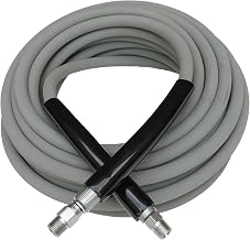 MTM Hydro KobraJet Pressure Washer Hose, 75 ft, 3/8 in, Non-Marking Gray