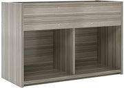 Tot Mate Kid's Book & Toy Storage Organizer, Wooden Cabinet Shelves, Cubby, Toy Shelf, Children's Bookcase for Playroom, Preschool or Classroom, Shadow Elm Gray, 36" W x 24" H, Assembled