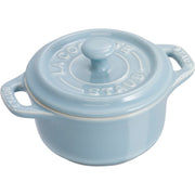 Ceramic 6-pc Mini Round Cocotte Set - Macaron Pastel Colors by STAUB – 6-pc, 7 quarts, Stoneware, Pastel, Pack of 6