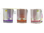 Swing Glass Glasses by Pasabahce – 6 Unità (Confezione da 1), 25 centiliters, Glass, Multi-coloured, Pack of 6