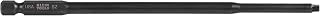 KLEIN TOOLS SQ262#2 Square Power Drivers, 6" Bit (Pack of 2)