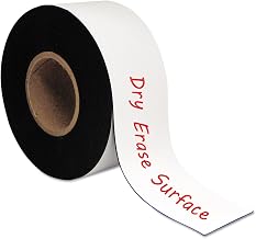 MasterVision Magnetic Strip Roll,3" H,50 ft. L FM2218-1 Each