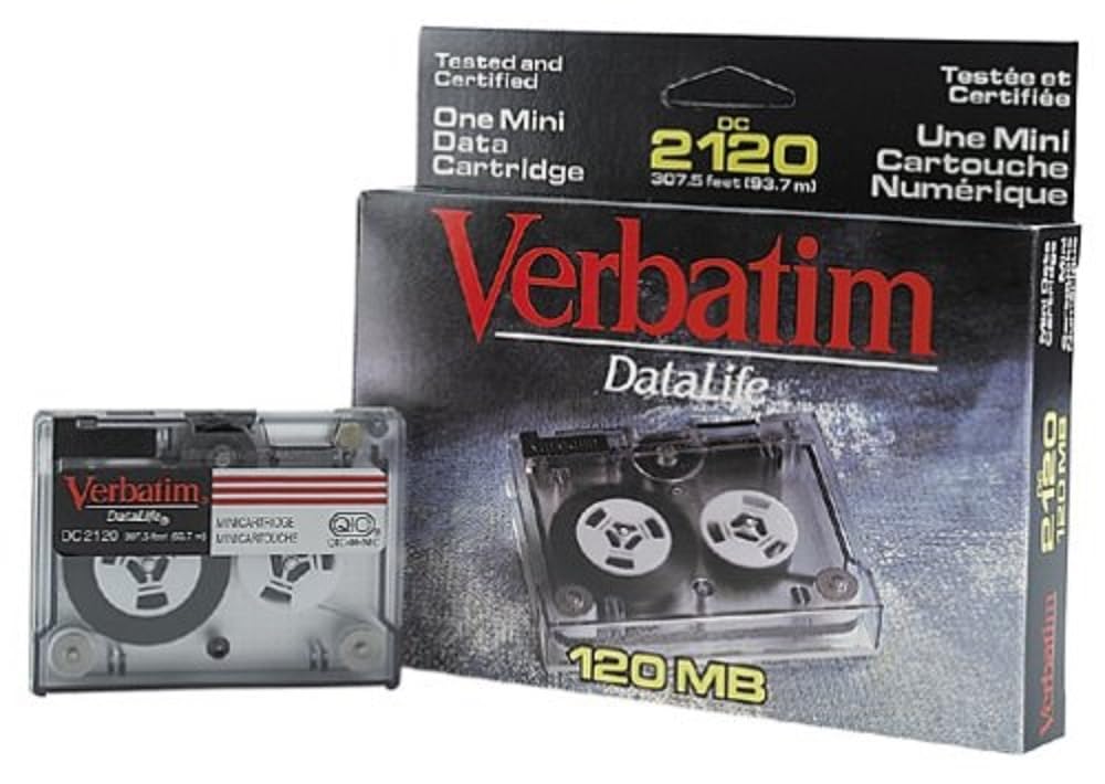 120MB Dc2120 Data Cart 1-Pack by Verbatim – Model 87982