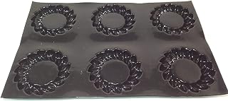 Sasa Demarle Flexipan - ST Honore Flexipan (1/2) - Black Modern Baking Mold - Baking Pan - Silicone, Fiberglass - Wedding, Valentine's Day, Christmas, Birthday - Pie - Oven Safe