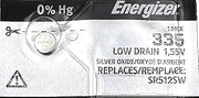 Energizer 1 x 335 Watch Battery, 1.55V, Mercury-Free, SR512SW, 512