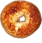 Just Bagels Sliced Asiago Cheese Everything Bagel, 4 Ounce - 48 per case.