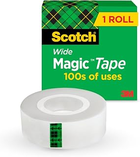 3M Scotch Magic Tape, 1 Roll, 1/2" x 1296