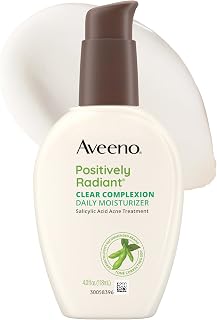 Aveeno Positively Radiant Clear Complexion Acne Face Moisturizer, 4 fl. oz