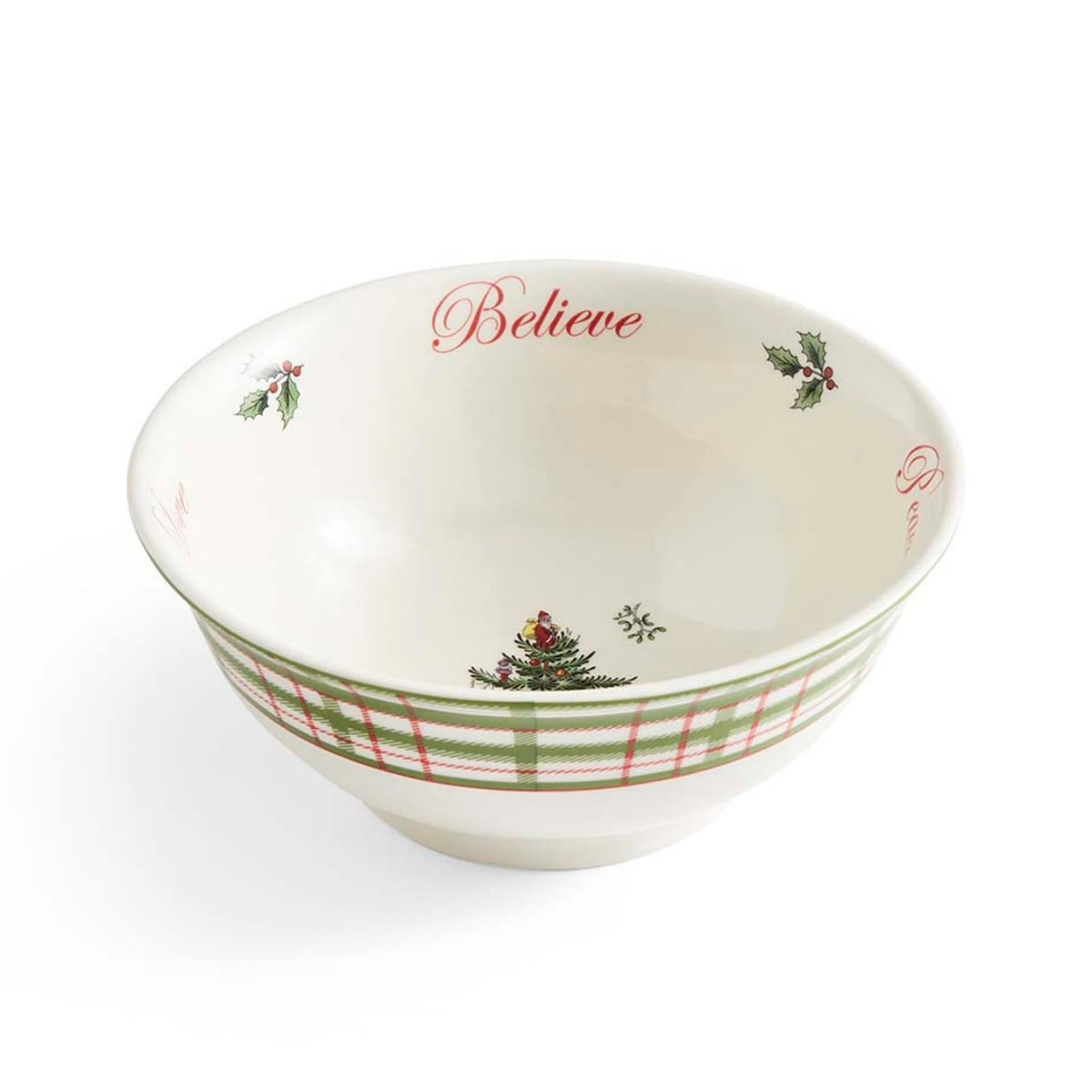 Spode Christmas Tree Revere Bowl, 27 Ounce Porcelain, Multicolor