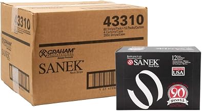 BARBER SALON GRAHAM BEAUTY SANEK NECK STRIPS 12 PACKS MADE IN USA #43311