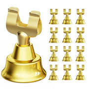 JICYOUP Table Number Holders, Metal, Gold, 12 Pack