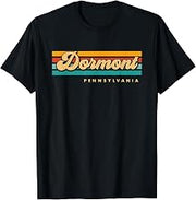 Vintage Sunset Stripes Dormont, Pennsylvania T-Shirt