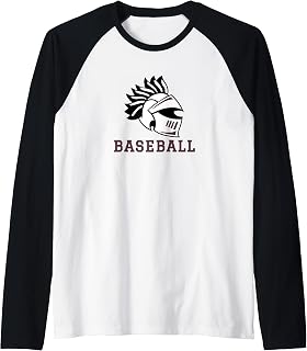 Curtis High School Warriors Baseball Raglan Baseball Tee