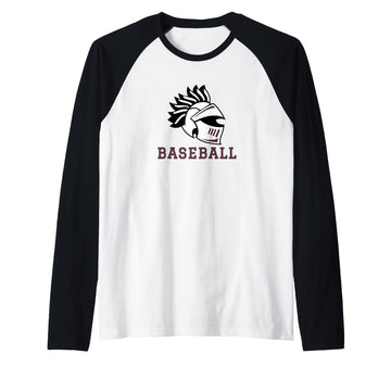 Curtis High School Warriors Baseball Raglan Baseball Tee by Curtis High School, Staten Island, NY 10301 – Black, Model WJXT0AM4EJN
