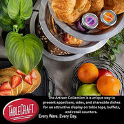 Tablecraft 9.1 by 6.1 Inches / Black / Rustic Bread & Serving Baskets