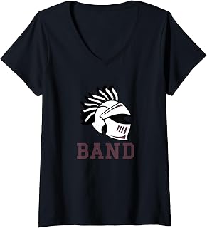 Women's Curtis High School Warriors Band V-Neck T-Shirt
