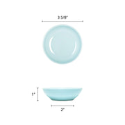 Restaurant Essentials Blue Jade melamine dinnerware collection 3 oz by Thunder Group – Melamine, Light Blue, Pack of 24, Model 3935