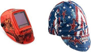 Jackson Safety Premium Auto Darkening Welding Helmet and Lincoln Electric Welding Cap