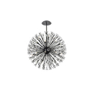 Vera 32 Light Pendant by Lighting Design – Metal, Clear, Model 2550D44BK