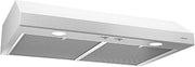 Broan-NuTone BCSD124WW Glacier Range Hood with Light, Exhaust Fan for Under Cabinet, White, 24-inch