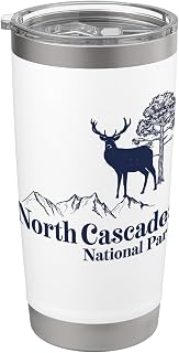 North Cascades - Funny Nature Mother's Father's Day Birthday Stainless Steel Insulated Tumbler