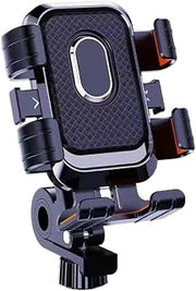 Motorcycle Phone Holder for SWM Superdual 600 2018-2026,Mobile Phone Shockproof Holder Thickened Anti-Slip Six-Claw Stability Adjustable Angle Telescopic Base