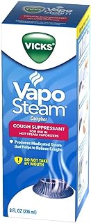 Vicks Vapo Steam Liquid Medication for Hot Steam Vaporizers - 8 oz, Pack of 4