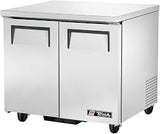 True S/S 8.5 Cu Ft Undercounter Refrigerator w/ 4 Shelves
