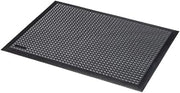 Notrax Mats for Professional Use 457S0023BL Sky step ESD rubber mat with moulded edges, BLACK