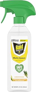 Raid Essentials Multi-Insect Killer Spray, Child & Pet Safe, for Indoor Use, 12 oz