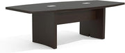 Safco Mayline ACTB8LDC Aberdeen Table, 8', Mocha Laminate