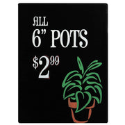 22" x 28" Black Acrylic Sheet by HUBERT – Plastic, Black, Model 47288