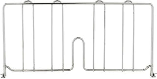 METRO DD18C Super Erecta Chrome Plated Shelf Divider, 18" Width x 8" Height, Silver