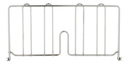 Super Erecta Chrome Plated Shelf Divider by METRO – 18" Width, Chrome Plated Steel, Chrome, Model DD18C