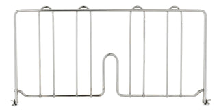 Super Erecta Chrome Plated Shelf Divider by METRO – 18" Width, Chrome Plated Steel, Chrome, Model DD18C