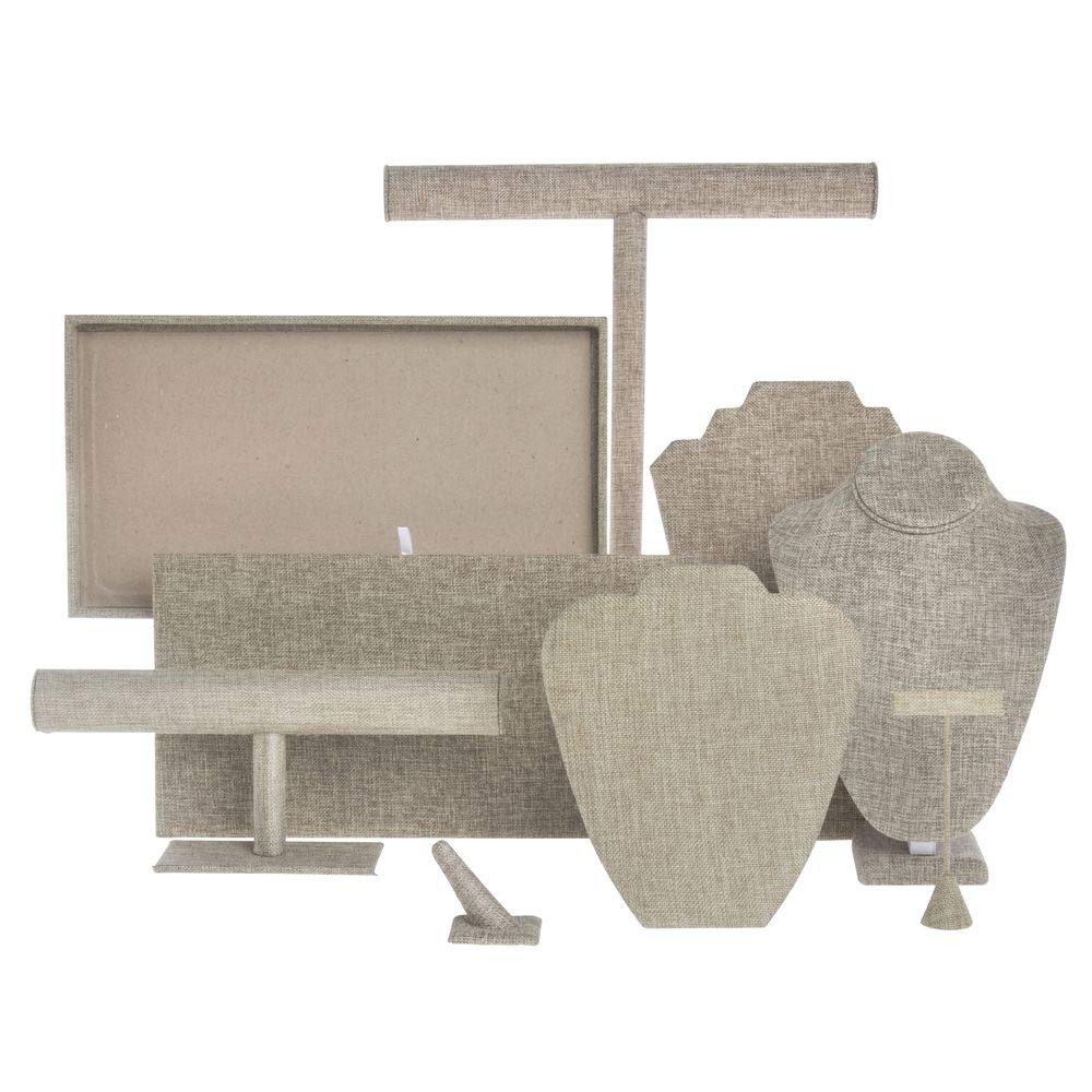 Burlap Padded Tray Insert 14 1/8" x 7 5/8" (W x D) by GRAND & BENEDICTS INC – Burlap, Model 075-9301N-NAT