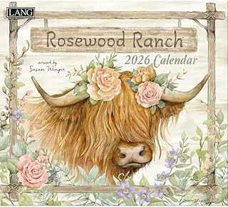 Lang, Rosewood Ranch 2026 Wall Calendar, 13.4'' X 12'', 12-Month Calendar with Spiral Binding