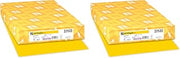 Neenah Paper 22533 Color Paper, 24lb, 11 x 17, Solar Yellow, 500 Sheets (Pack of 2)