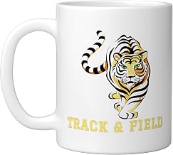 Bloomfield High School Bengals Track & Field Ceramic Mug, White, 11oz
