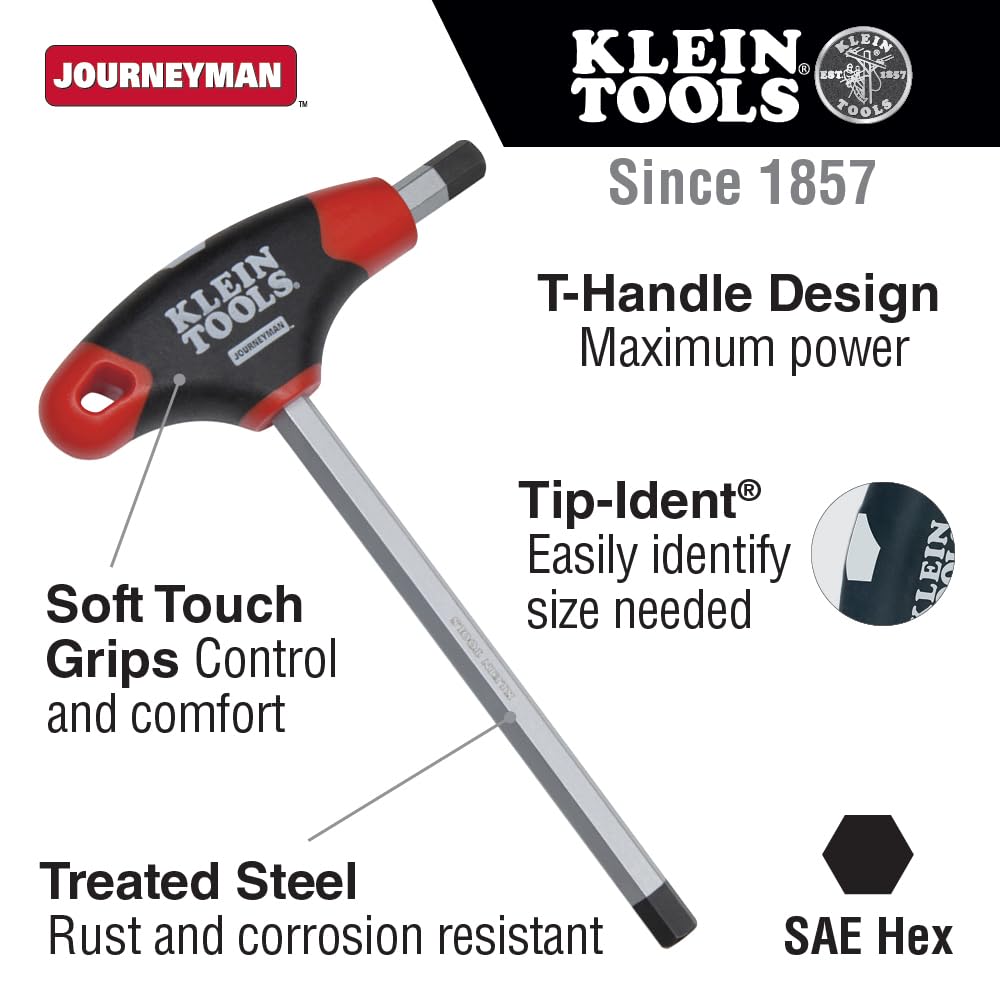 KLEIN TOOLS 6-Inch Length / 5/16-Inch Hex / 1 Hex Keys